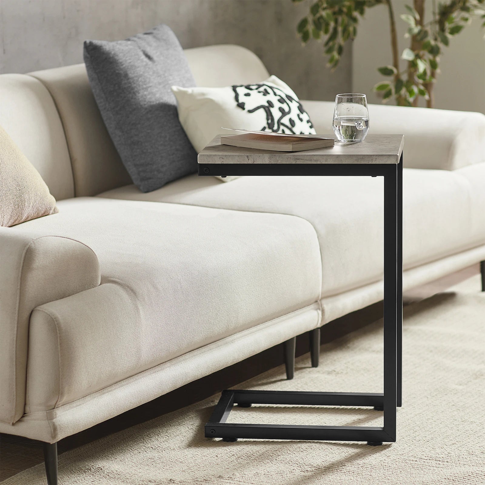 SoBuy FBT44 bed table side table table coffee table sofa table laptop table care table BHT approx.: 30x60x40cm