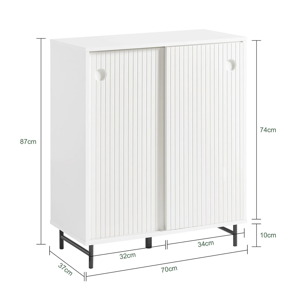 SoBuy FSB62-W shoe wardrobe kitchen wardrobe sideboard sliding doors dresser wardrobe side wardrobe storage s wardrobe