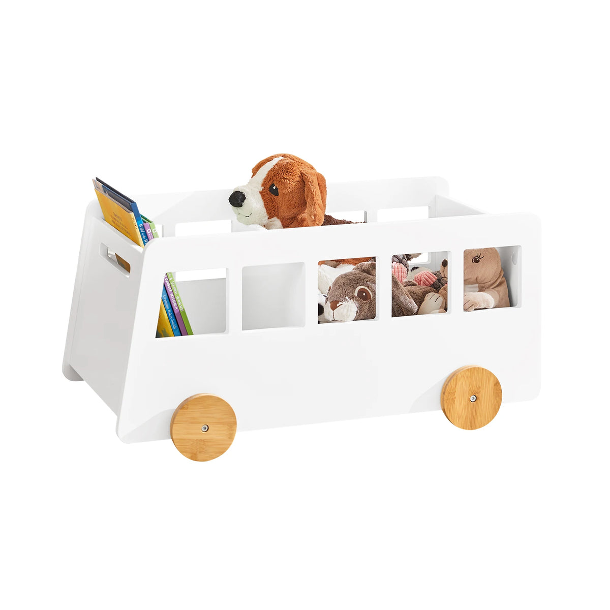 SoBuy KMB41-W children's shelf storage shelf for children books stand toys shelf Bookshelf Children BHT approx: 68x33x43cm