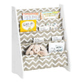 SoBuy KMB50 Children's Bookshelf Hanging hand fan Shelf Newspaper stand with 4 Shelves Book Rack BHT Approx: 63x76x28cm