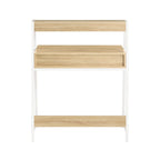 Bureau avec tablette de rangement