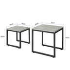 Duo de tables basses assorties