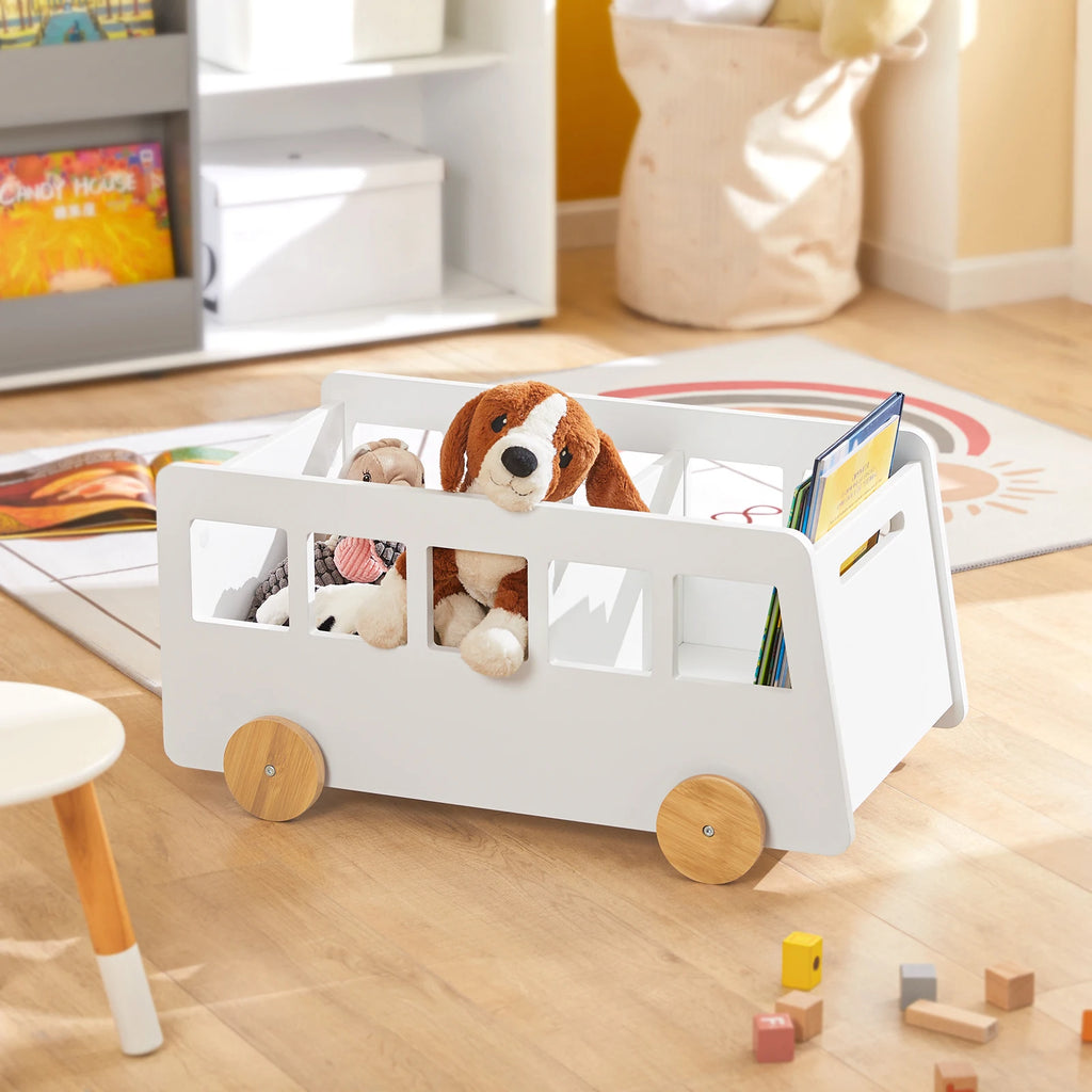 SoBuy KMB41-W children's shelf storage shelf for children books stand toys shelf Bookshelf Children BHT approx: 68x33x43cm