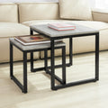 SoBuy FBT42 2-Piece Set coffee table side Table 2-piece set table sofa table coffee table set