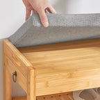 Banc à chaussures en bambou