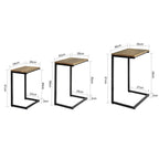 Duo de tables gigognes empilables