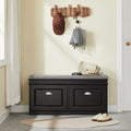 SoBuy FSR64 Shoe dump truck seat chest of drawers bench with seat cushion shoe bench with 2 flaps BHT approx.: 104x52x24cm
