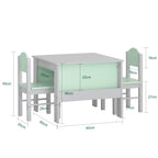 Table de dessin enfant et ses 2 chaises