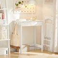 SoBuy FWT43 Desk with One Drawer and 2 Hooks table Computer table Worktable BHT approx: 60x77x40cm