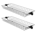 SoBuy FRG34-P02 set storage s baskets for dresses stand baskets for Telescopic Wardrobe System Metal