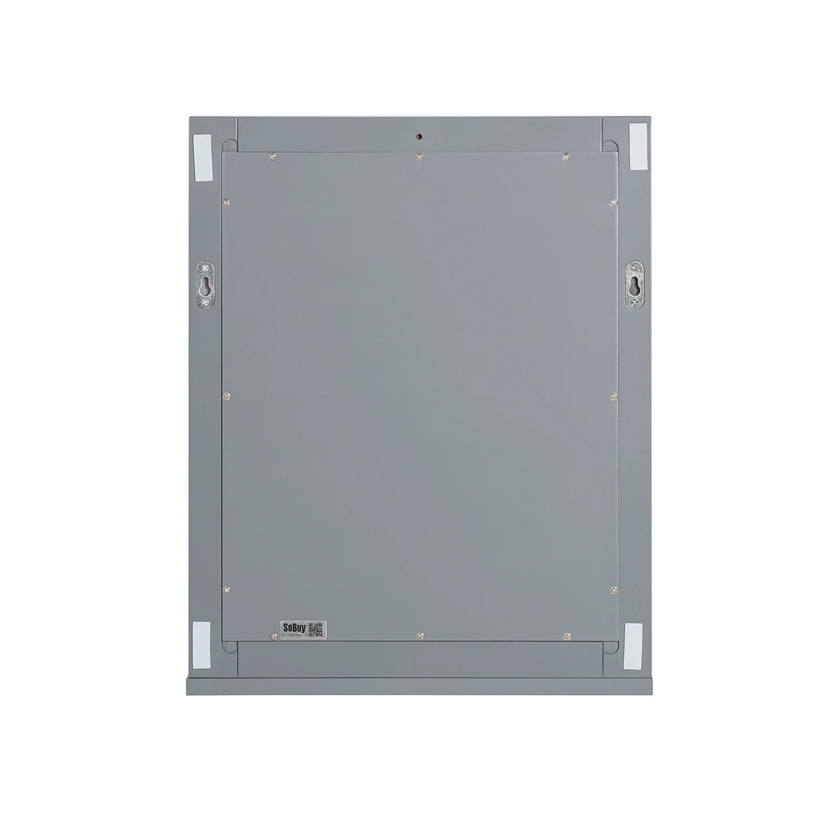 SoBuy FRG129 mirror wall mirror bathroom mirror with shelf dark gray BHT. 40x50x10cm