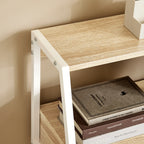 Bureau avec tablette de rangement