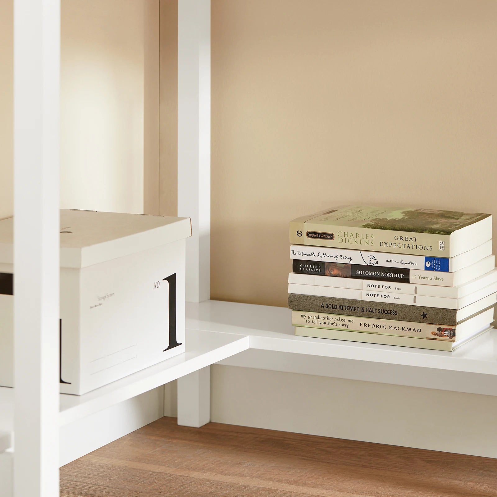 SoBuy®FWT31-W corner table white desk computer table worktable table with shelf HT approx: 76x76cm