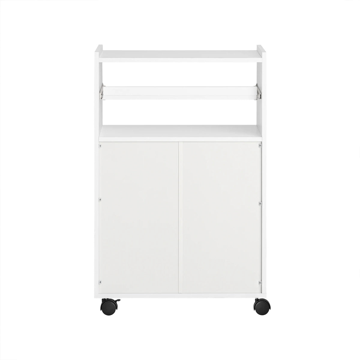 SoBuy FSB09 kitchen wardrobe kitchen cart rolling cabinet drink cart microwave wardrobe with one sliding shelf