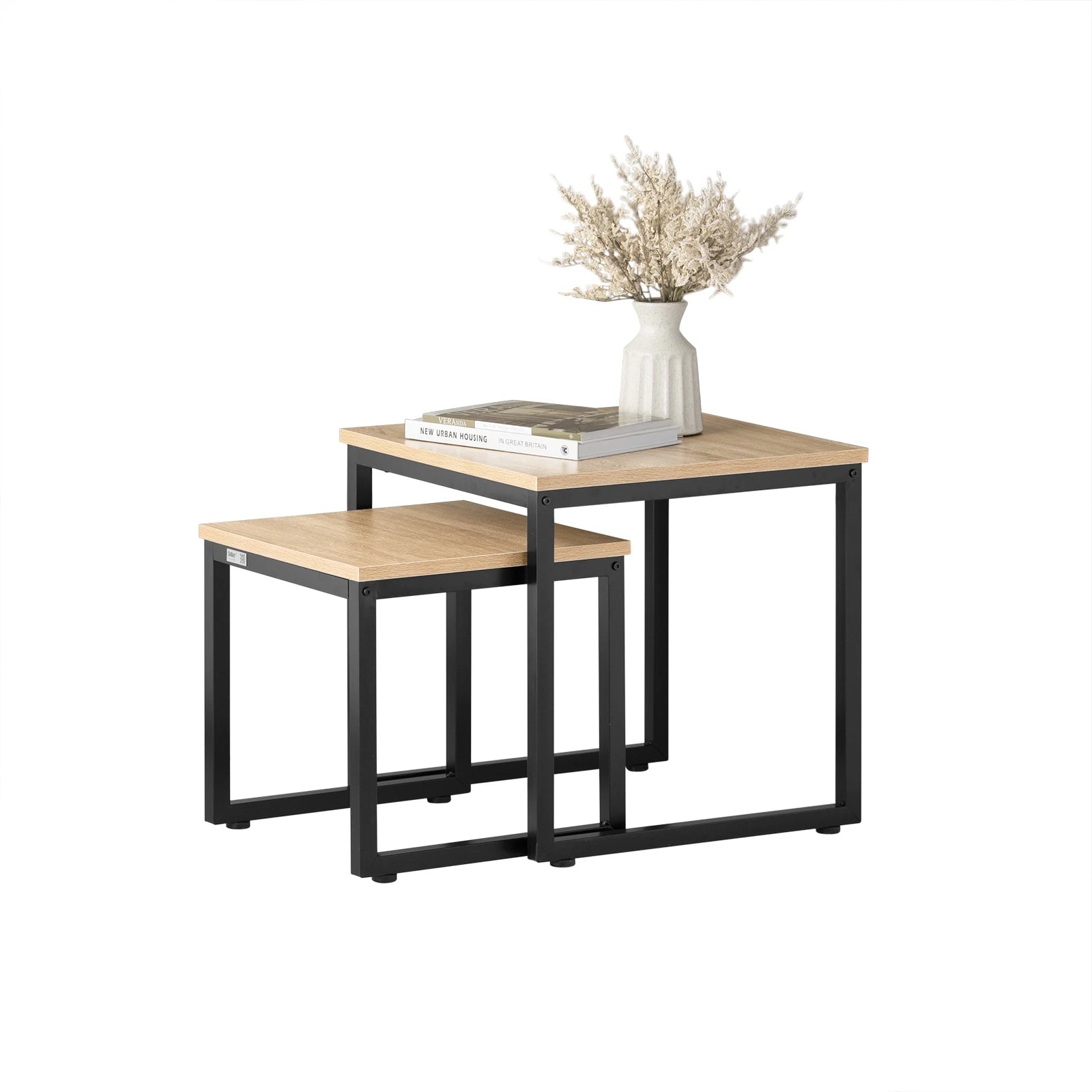 SoBuy FBT42 2-Piece Set coffee table side Table 2-piece set table sofa table coffee table set