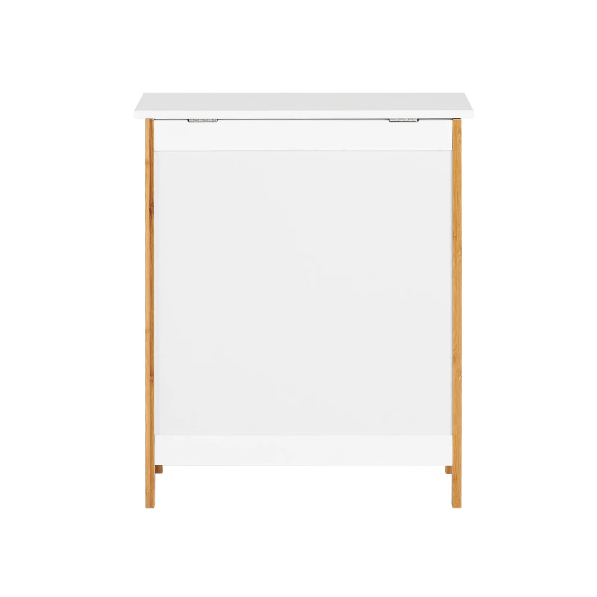 SoBuy FSS66-WN Laundry chest laundry basket laundry collector laundry bin with lid laundry box white natural