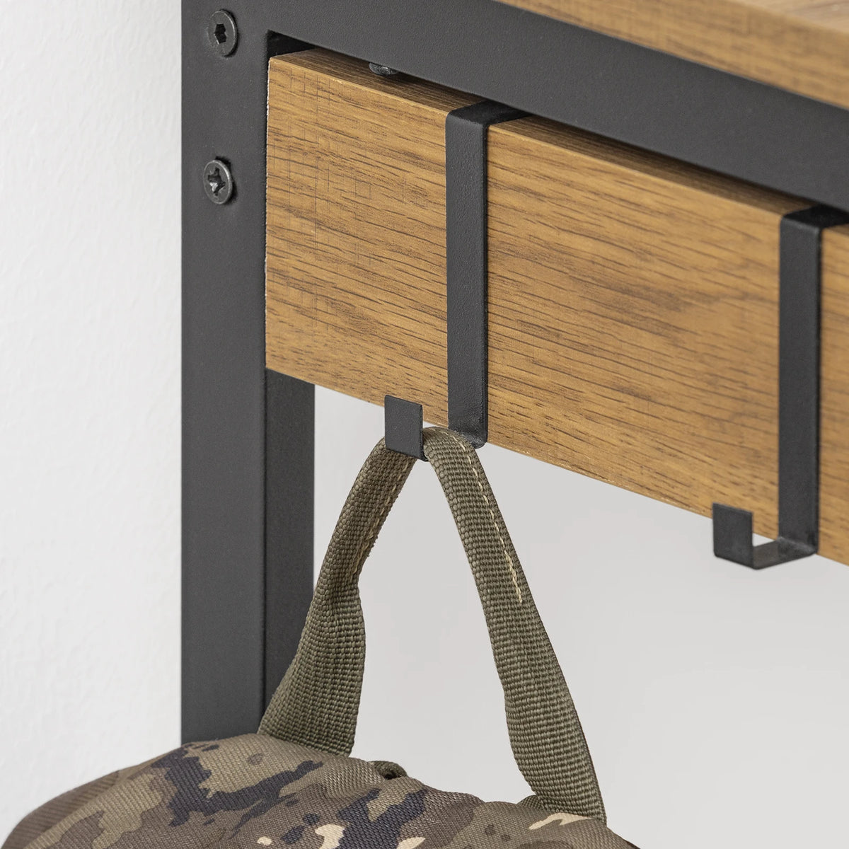 SoBuy FWT43 Desk with One Drawer and 2 Hooks table Computer table Worktable BHT approx: 60x77x40cm