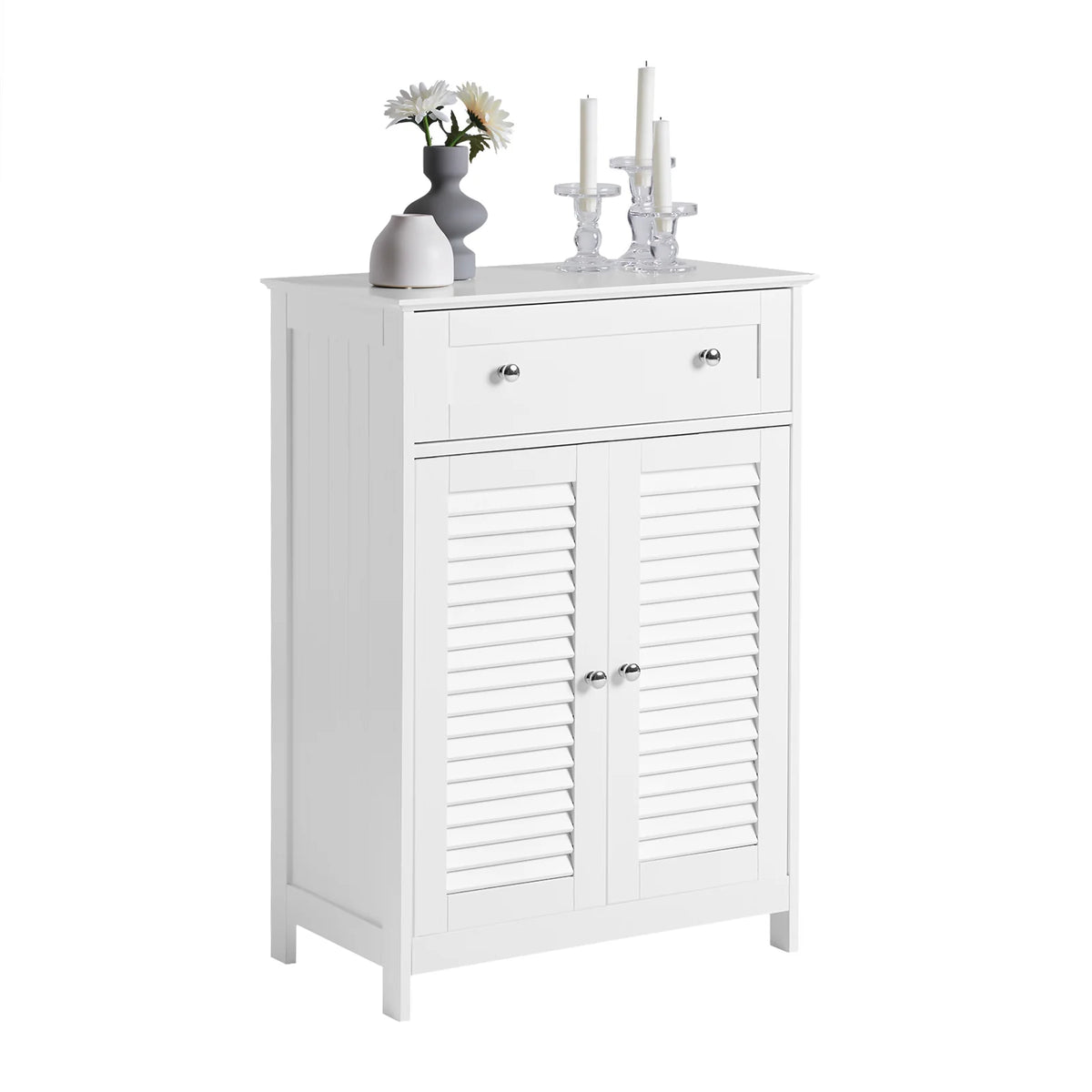 Meuble de salle de bain à portes
