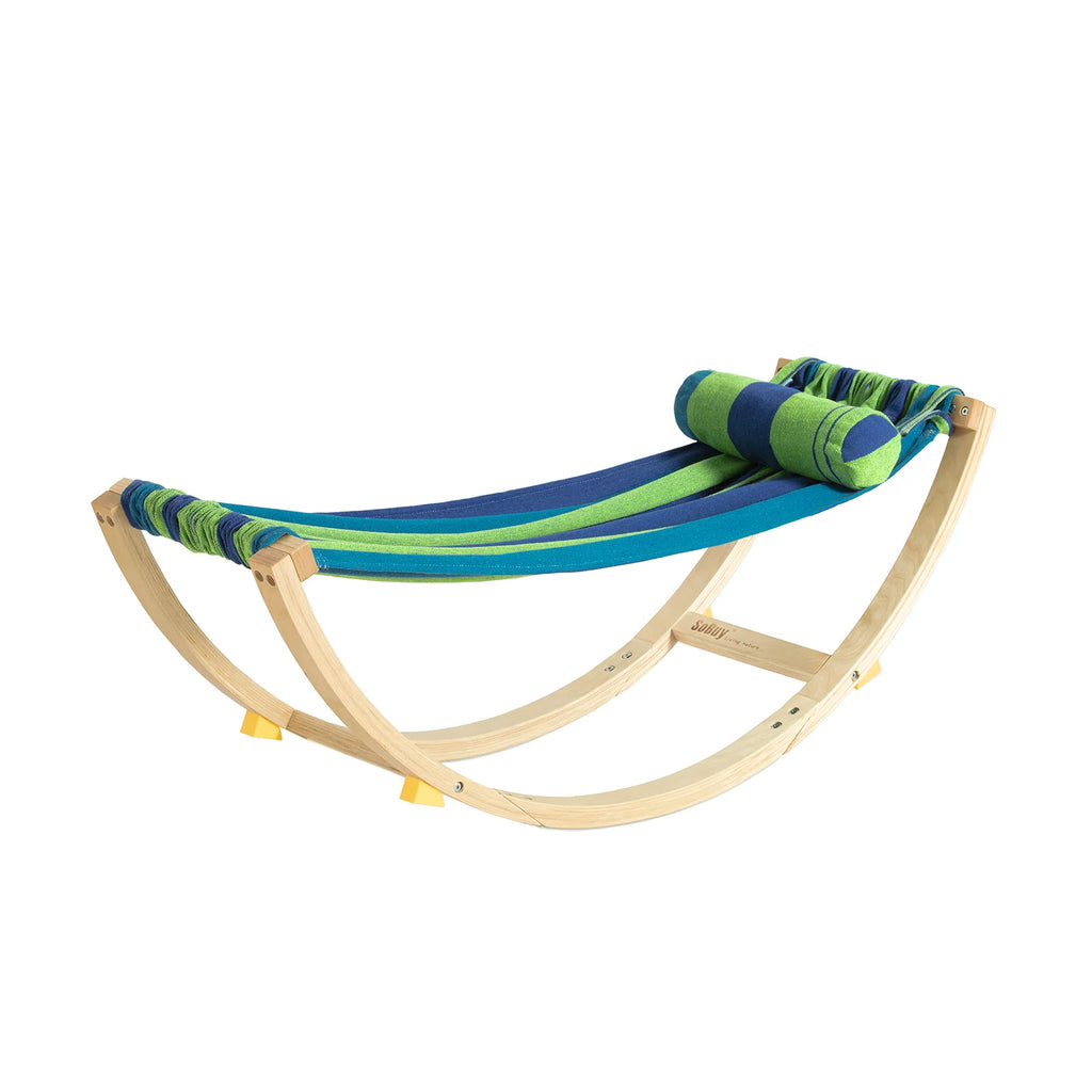 SoBuy KMB16-J Children's hammock with Safety Stopper hammock Swing lounger Swing for Kids high chair Colorful