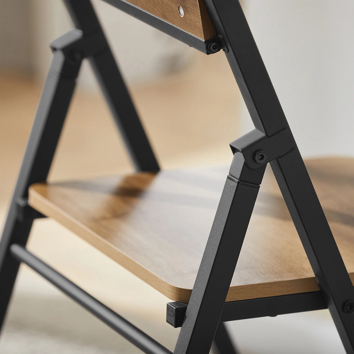 SoBuy FST88-PF Office Chair Folding Chair Kitchen chair Seat Height 43cm Vintage Measurements approx. 46x80x48cm