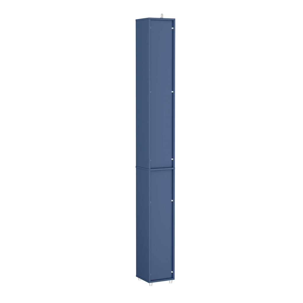 SoBuy BZR34-II Bath wardrobe High wardrobe Narsy with Adjustable Floors Water Repellent Wood Space Saving Bath furniture 20x180x20