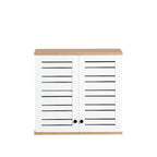 Armoire murale à portes persiennes