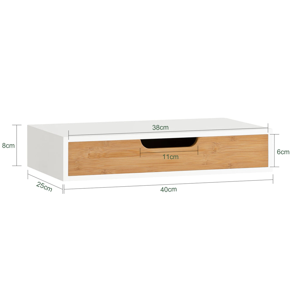 SoBuy FRG92-WN wall cabinet hanging wardrobe Wall drawer hover shelf hanger no matter