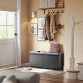 SoBuy FSR98-XL bench with storage space, shoe bench with seat, up to 158kg 100x46x26CM