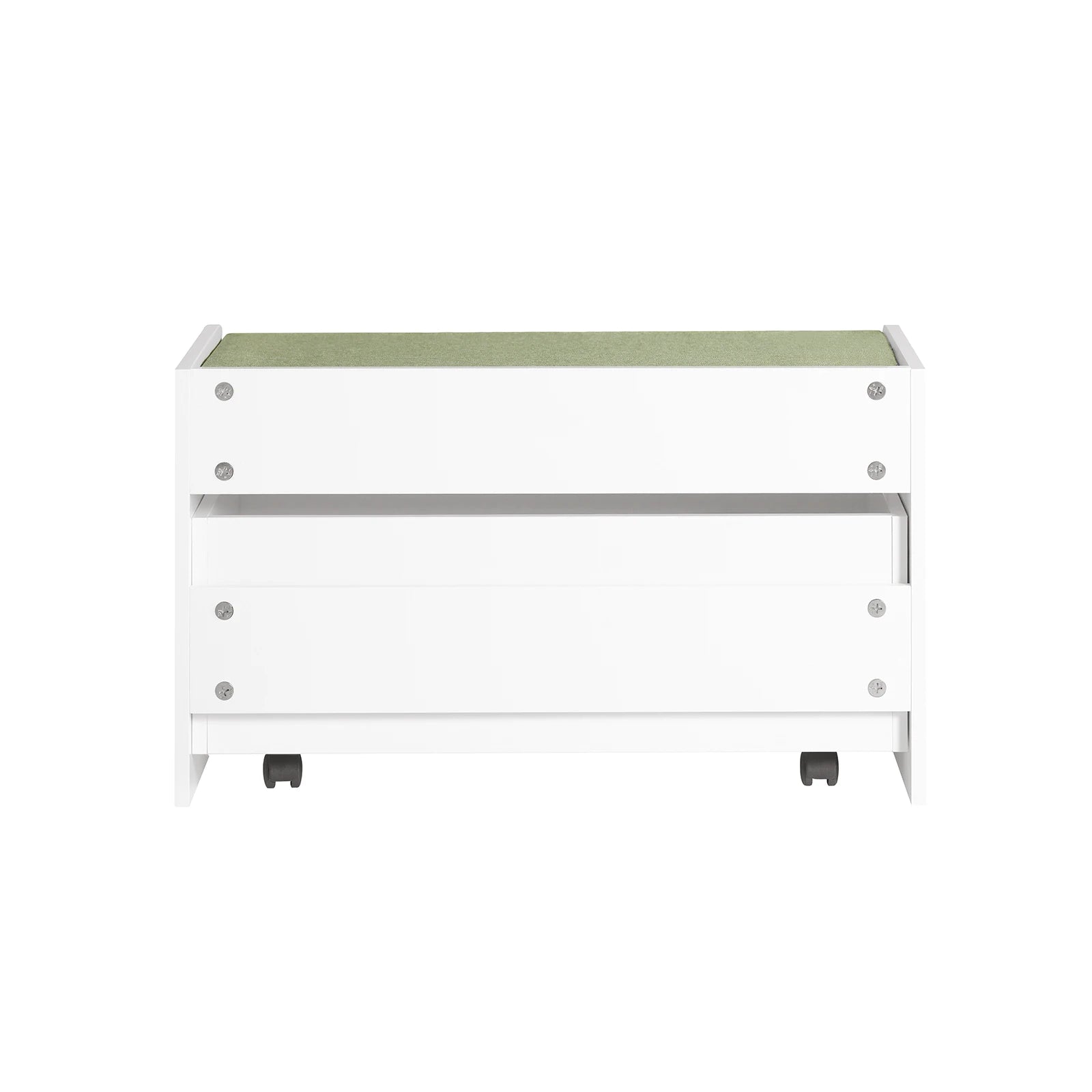 SoBuy KMB80-W Kids Bench with Storage Practical toys & shoes storage box with Comfortable seat cushion