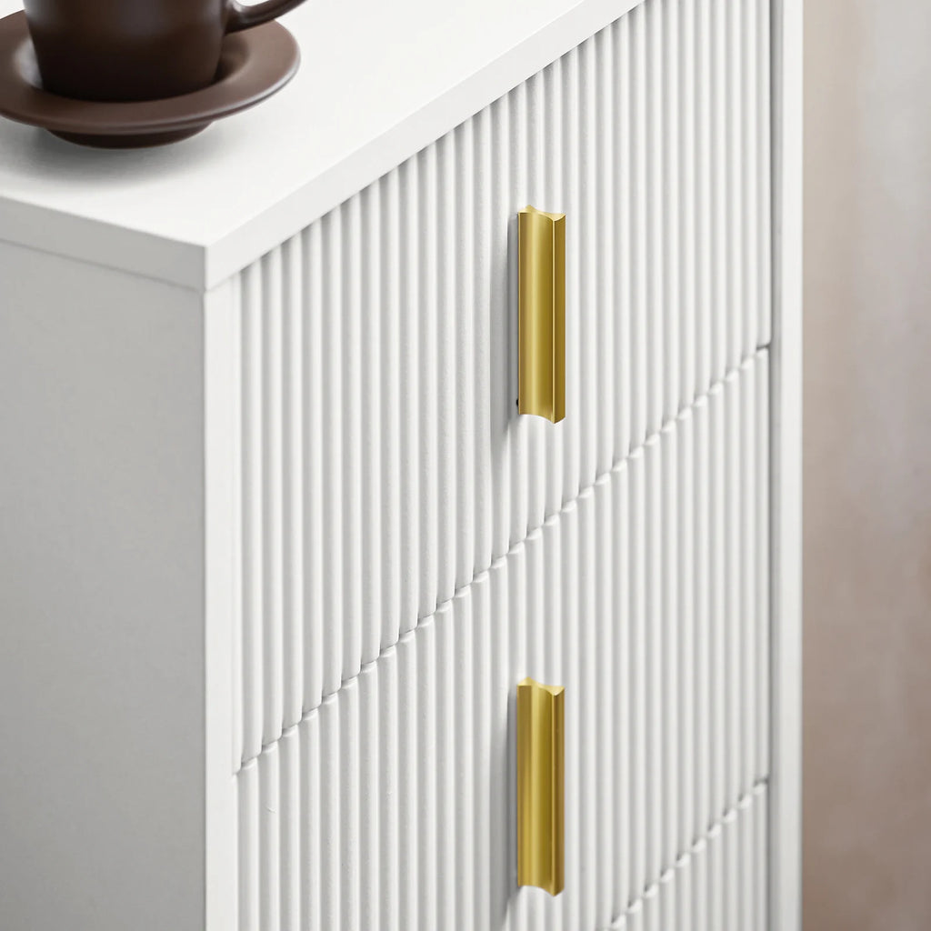 SoBuy FBT115-L 3 drawer bedside table for box spring bed sofa table side table table phone table bedside cabinet