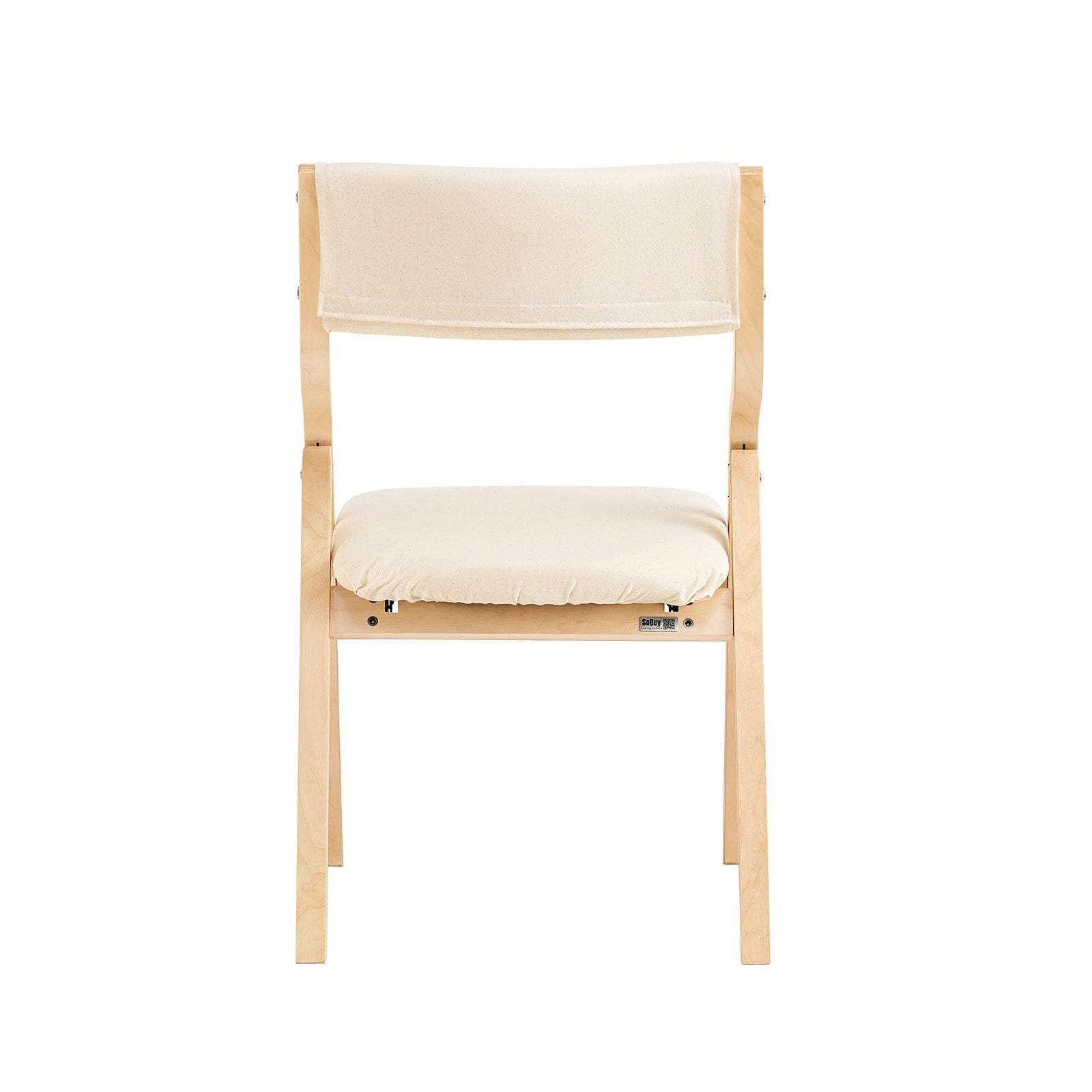 SoBuy FST40 Folding Chair Dining Chair Kitchen Chair with Upholstered Seat and Backrest
