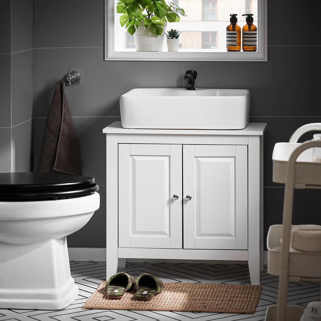 SoBuy FRG202 washbasin under wardrobe bath wardrobe vanity Under wardrobe bath furniture BHT approx.: 60x62x30cm