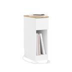 Table de chevet avec prise et USB-C