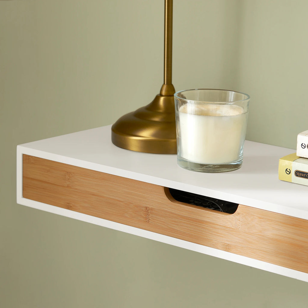 SoBuy FRG93-WN Suspended Rack Wall Cabinet Hanging wardrobe Wall drawer Hanger No Matter B 60cm