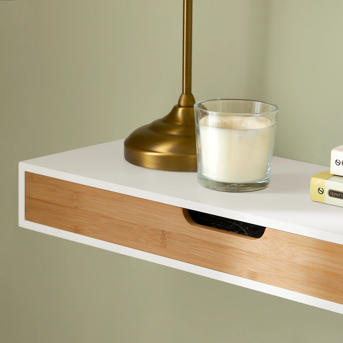 SoBuy FRG93-WN Suspended Rack Wall Cabinet Hanging wardrobe Wall drawer Hanger No Matter B 60cm