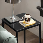 Duo de tables gigognes en verre