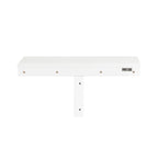 Table murale rabattable blanche